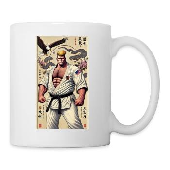 Karaté Américain MAÎTRE - Mug blanc - blanc - Droite