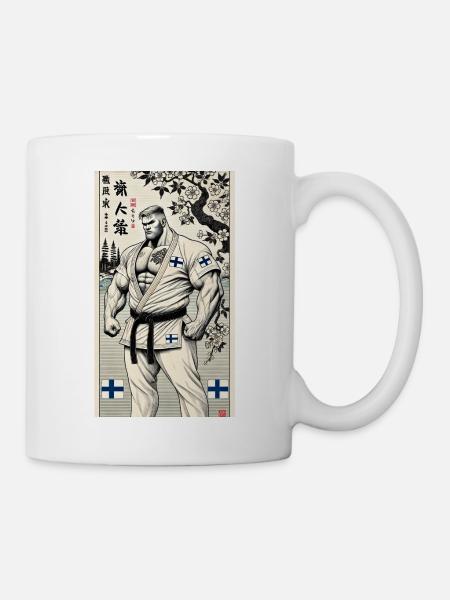 Finnish Karate MASTER - Mug - white