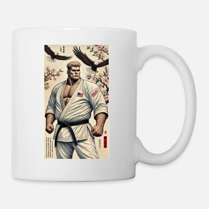 American Karate MASTER - Mug - white