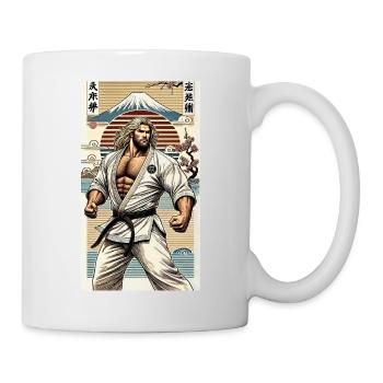 Karaté MAÎTRE - Mug blanc - blanc - Droite
