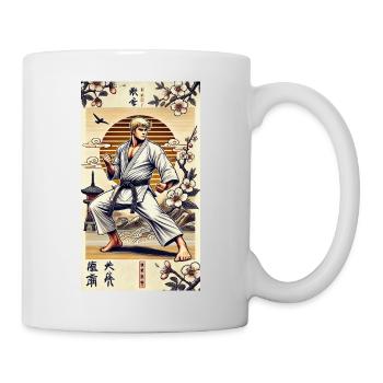 Karaté MAÎTRE - Mug blanc - blanc - Droite