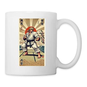 Karaté MAÎTRE - Mug blanc - blanc - Droite