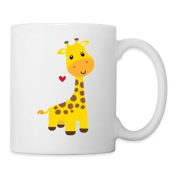 Girafe - Mug blanc - blanc - Droite