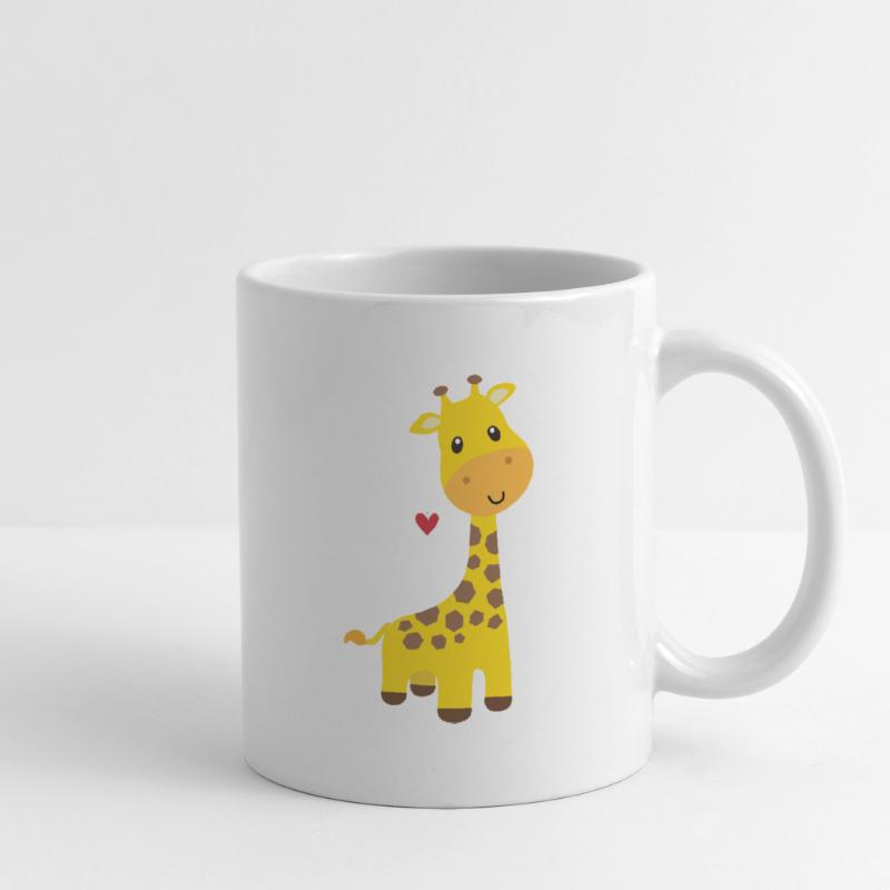 Girafe Mug blanc