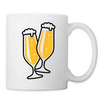 X2 Originale Treffen Sich (2) - Tasse - Weiß - Rechts