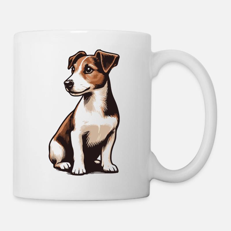 Jack Russell Terrier - Tasse - Weiß