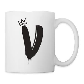 V - Tasse - Weiß - Rechts