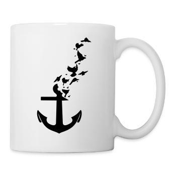 ancre - Mug blanc - blanc - Droite