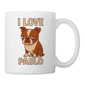 J’adore Pablo le chien - Mug blanc - blanc - Droite