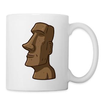 Statue de l’île de Pâques - Mug blanc - blanc - Droite