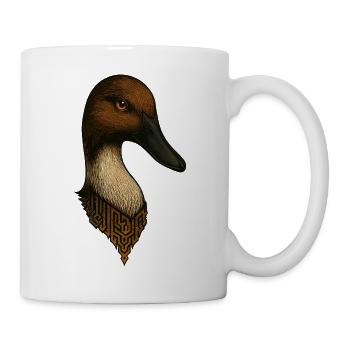 Duck duck duck mom duck dad duck - Mug - white - Right