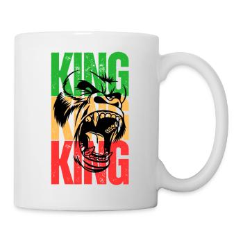 King Gorilla - Mug - white - Right