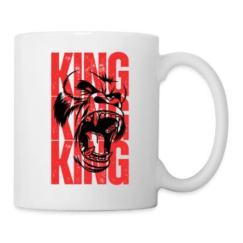 King Gorilla - Mug - white - Right