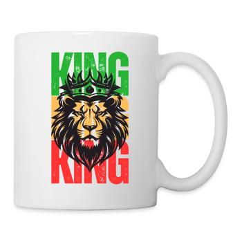 King Lion - Mug - white - Right