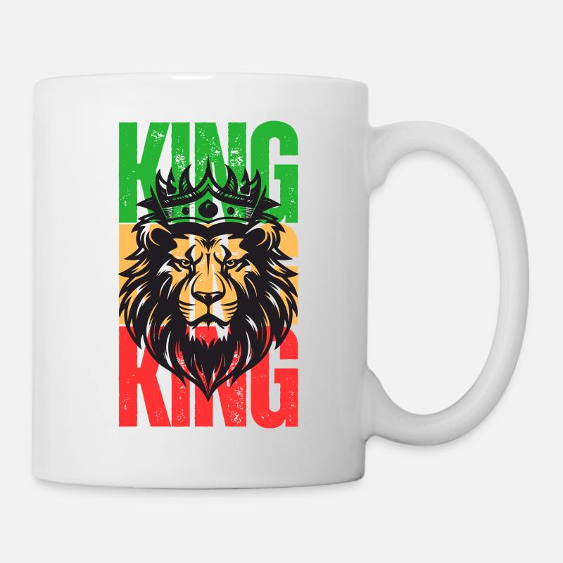 König Löwe - Tasse - Weiß