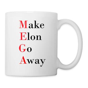 MEGA - Tasse - Weiß - Rechts