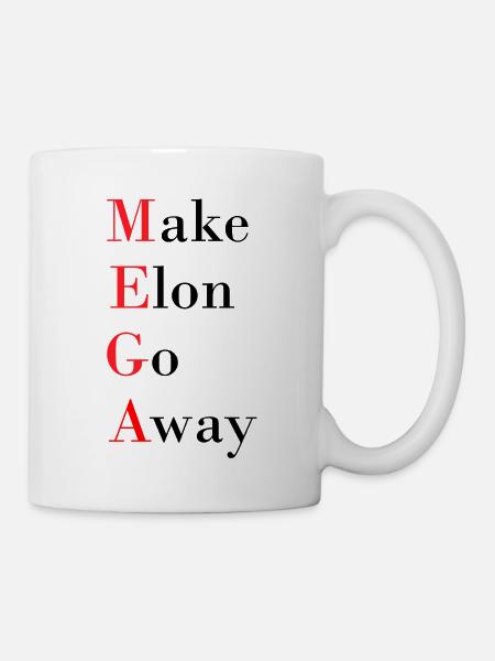 MEGA - Tasse - Weiß
