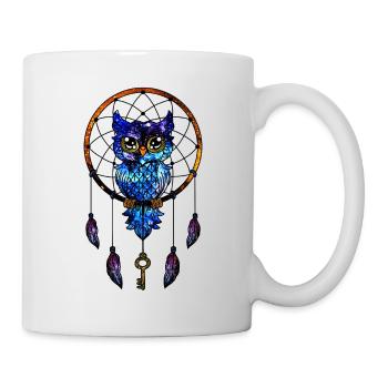 Kosmischer Traumfänger - Tasse - Weiß - Rechts