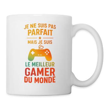 Le meilleur gamer du monde Geek Gamer Gaming - Mug blanc - blanc - Droite