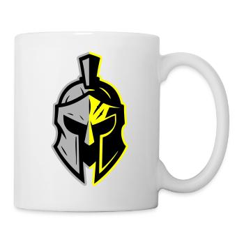 Spartaner Helm Symbol - Tasse - Weiß - Rechts