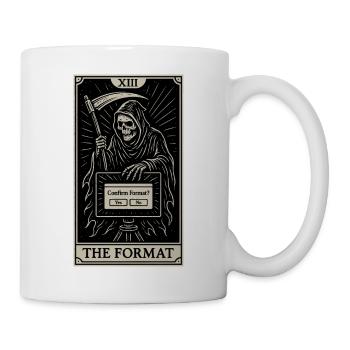 Datafararding Tarot : Mort du format - Mug blanc - blanc - Droite