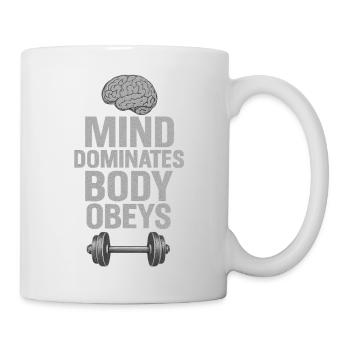 Mental Motivational Design and Fitness - Mug - white - Right
