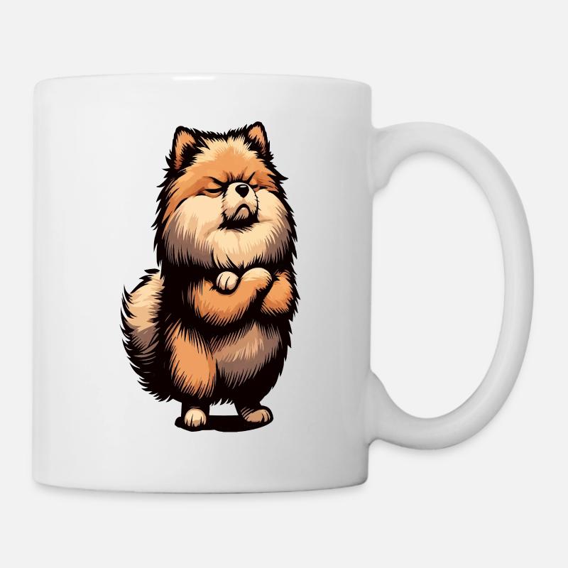 Zwergspitz Zwergspitze Zwerspitzhalter Spitz - Tasse - Weiß