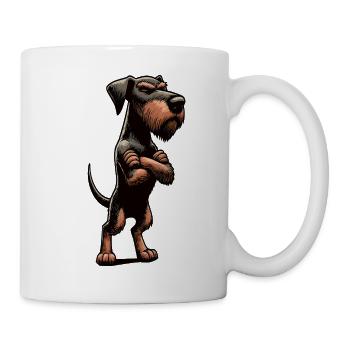 Deutsch Drahthaar Deutsch-Drahthaar Besitzer - Tasse - Weiß - Rechts