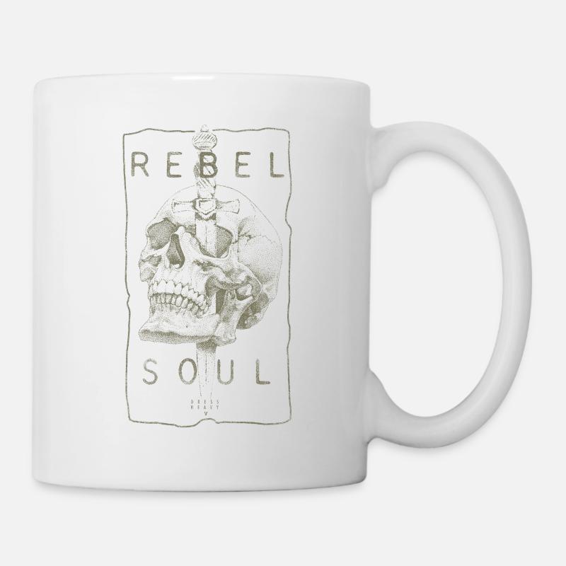 Âme rebelle - Mug blanc - blanc