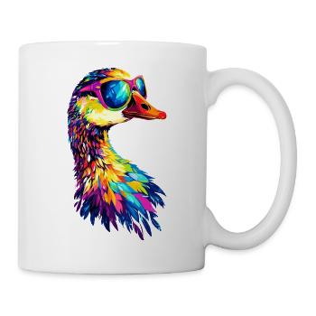 Gans Süße Gänseküken Gans Küken Ente Kleine Gänse - Tasse - Weiß - Rechts