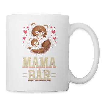 Mama Bear Fête des Mères Mère Parent Mama Bear - Mug blanc - blanc - Droite
