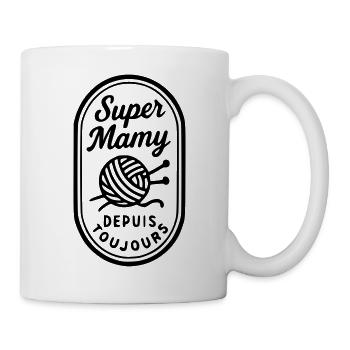 Super Mamy depuis toujours - Mug blanc - blanc - Droite