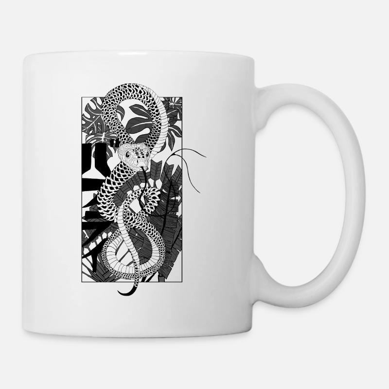 Snake 2 - Tasse - Weiß