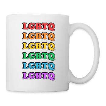 Rainbow LGBTQ - Tasse - Weiß - Rechts