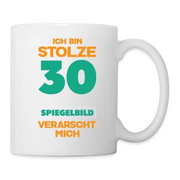 Funny 30th birthday gift - Mug - white - Right