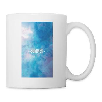 Abstract Aquatic Summer Design~Summer~ - Mug - white - Right