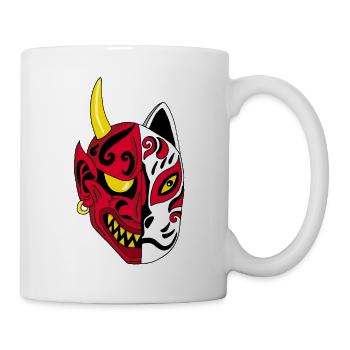 Japanese Demon Cat - Mug - white - Right