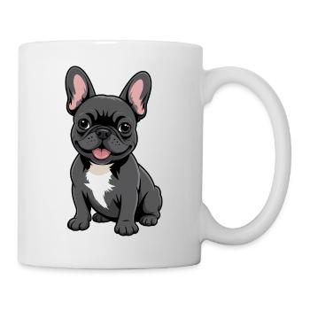 Bouledogue français - Mug blanc - blanc - Droite