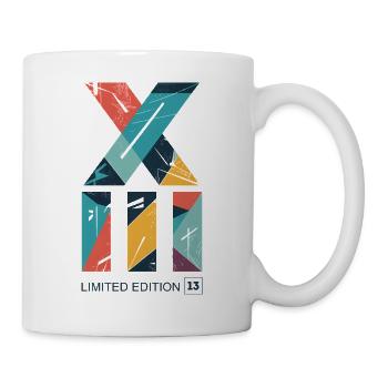 Edition Limitée Roman XIII 13 Ans Anniversaire - Mug blanc - blanc - Droite