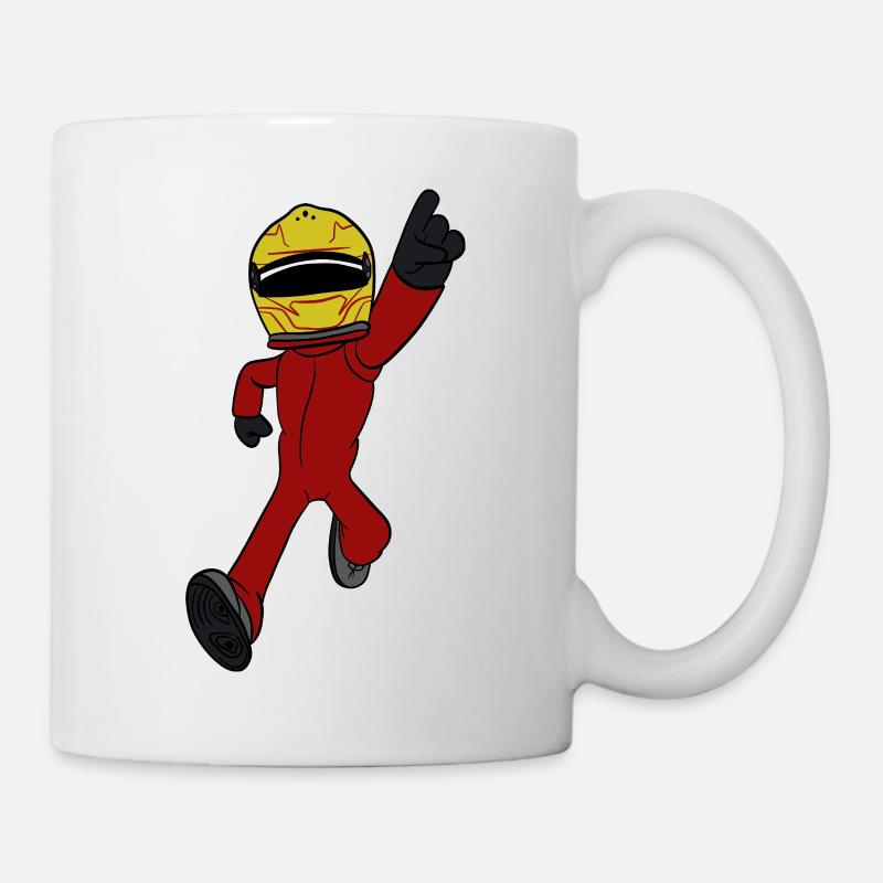 Rennfahrer - Tasse - Weiß