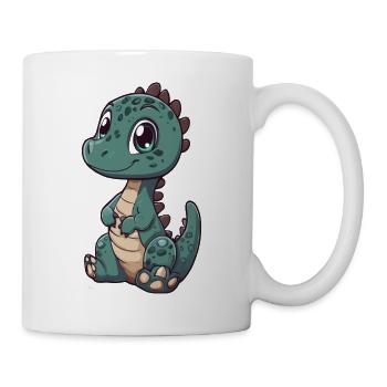 Dinosaurier - Tasse - Weiß - Rechts