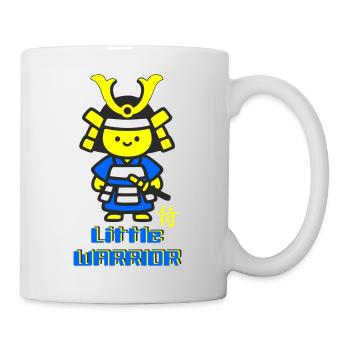 Kleiner Samurai Krieger - Tasse - Weiß - Rechts