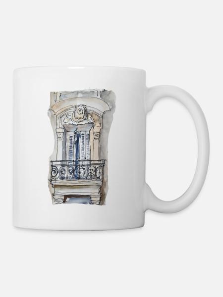 Architectural Drawing France - Mug - white