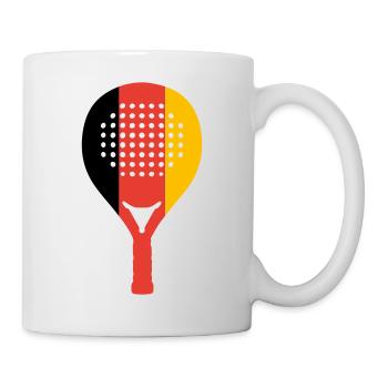 Padel-Deutschland - Tasse - Weiß - Rechts