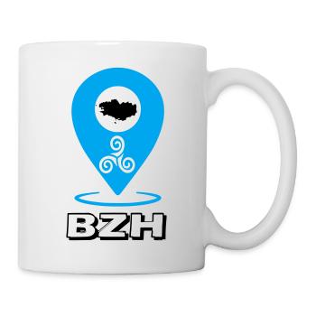 Triskel Breizh Blue - Mug - white - Right