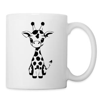 Girafe Bébé Girafe Bébé Enfants - Mug blanc - blanc - Droite