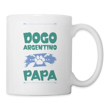 dogo argentino dogs dad - Mug - white - Right