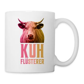 cow whisperer farmer farmer farmer - Mug - white - Right