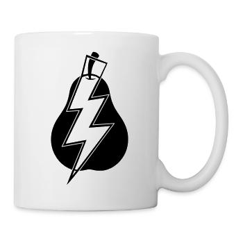 Ampoule Éclair Verbal Wit Jeu de mots Drôle Pull Sweat à capuche - Mug blanc - blanc - Droite