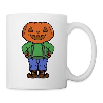 Pumpkin Head Kid - Mug - white - Right